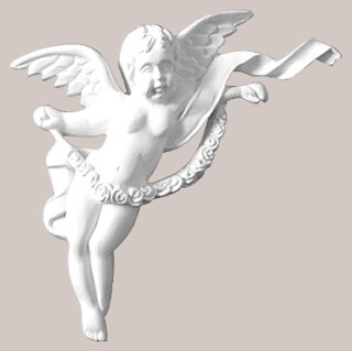 Aplikacja ścienna A-01L 13,2x17x3 cm