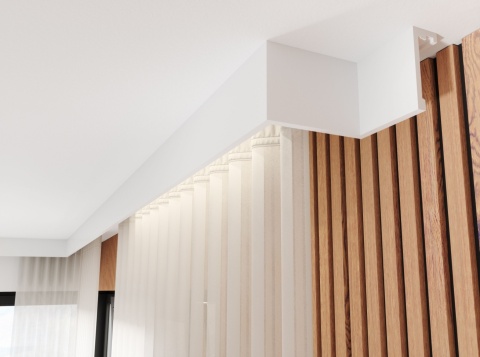 Listwa karniszowa LIGHTBLOCKER LK-03 300cm x12x4,5cm