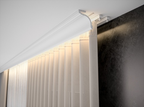 Listwa karniszowa LIGHTBLOCKER LK-05 300cm x8,6x8,3cm