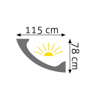 Listwa oświetleniowa LED LOC-07 244cm x7.8x11.5cm
