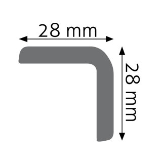 Listwa ozdobna LPC-13 / LNG-29 244x3,0x3,0cm