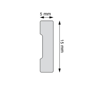 Listwa ozdobna LPC-54 244x0,5x2,0cm