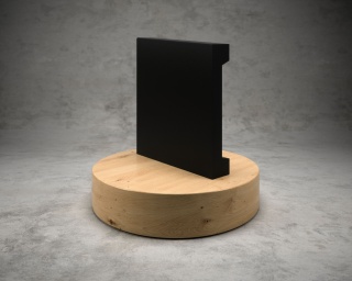 Listwa przypodłogowa LPC-29 Czarna 10,0x1,6x244cm