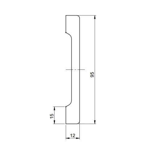 Listwa przypodłogowa LPC-38M malowana 9,5x1,2x244cm