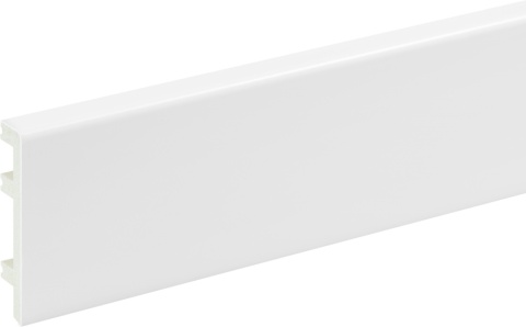 Listwa przypodłogowa PVC Status Line 80 biała STL80-9003 220cm x8.0x1.5cm
