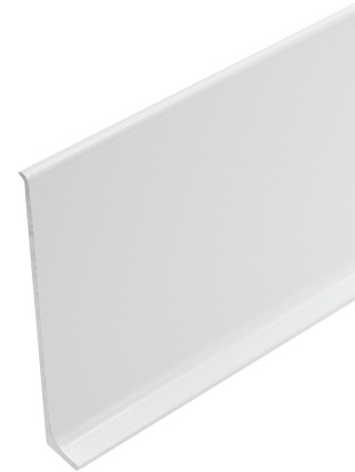 Listwa przypodłogowa aluminiowa LP80 Biały RAL 9003 8,0x1,0x250cm