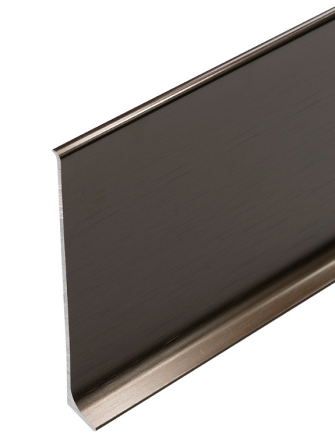 Listwa przypodłogowa aluminiowa LP80 EC40S 8,0x1,0x250cm