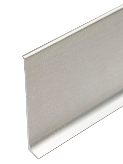 Listwa przypodłogowa aluminiowa LP80 EC43S 8,0x1,0x250cm