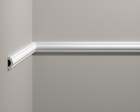 Listwa ścienna gładka LNG-60 1,6x3,4x244cm
