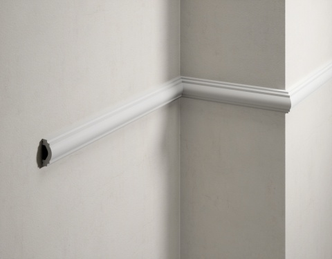 Listwa ścienna gładka LNG-60 1,6x3,4x244cm