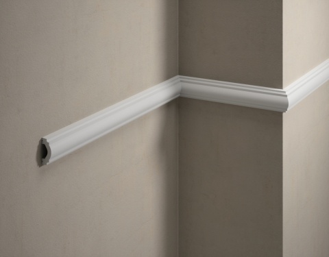 Listwa ścienna gładka LNG-60 1,6x3,4x244cm