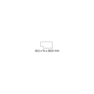 Listwa zakończeniowa THALIA 02 Prawa LTC-02P 280cm x2.85x1.5cm