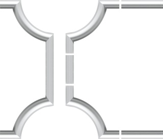Narożnik LNG-20-1 do listew naściennych LNG-20