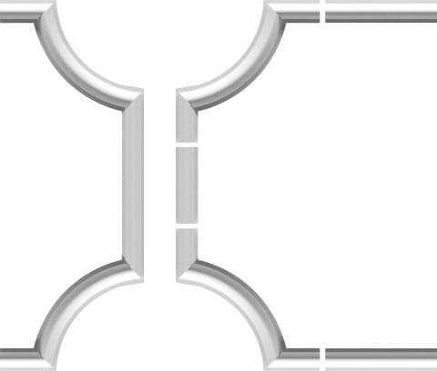 Narożnik LNG-20-1 do listew naściennych LNG-20