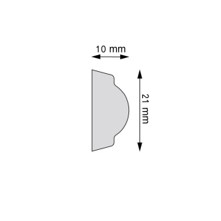 Listwa ozdobna Flex LPC-58 F 200x1,0x2,1cm
