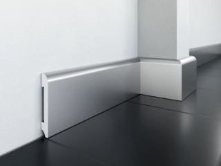 Listwa przypodłogowa LPC-11 Srebrna RAL 9006 7,8x1,3x244cm