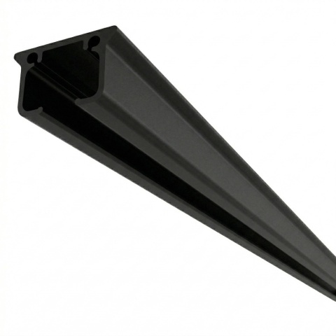 Szyna aluminiowa ZS pojedyncza 100 cm Czarny agrafki ZS-100-Czarny-agrafki