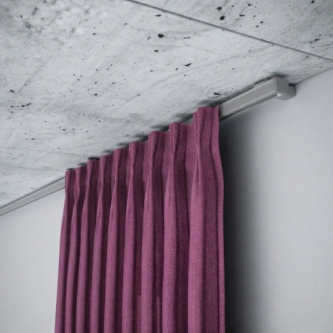 Szyna aluminiowa ZS pojedyncza 250 cm Szary żabki ZS-250-Szary-żabki