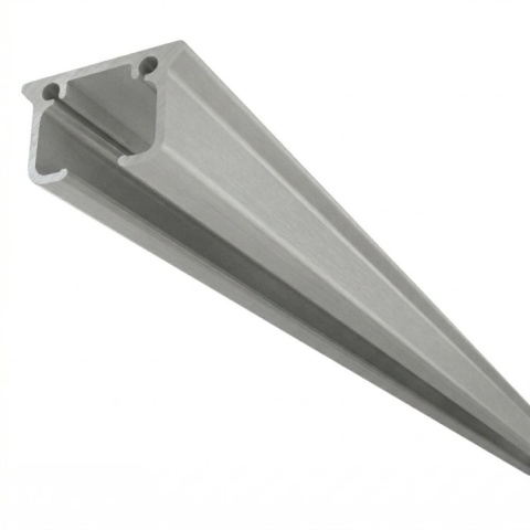 Szyna aluminiowa ZS2 podwójna cięta 600 cm Szary żabki ZS2-600/2-Szary-żabki