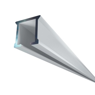 Szyna aluminiowa ZD pojedyncza cięta 500 cm Czarny żabki ZD-500/2-Czarny-żabki