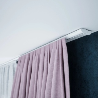 Szyna aluminiowa ZD pojedyncza cięta 600 cm Biały żabki ZD-600/2-Biały-żabki