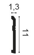 Listwa przypodłogowa SX105 11x1,3x200cm Orac
