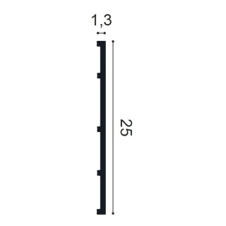 Listwa przypodłogowa SX207 25x1,3x200cm Orac