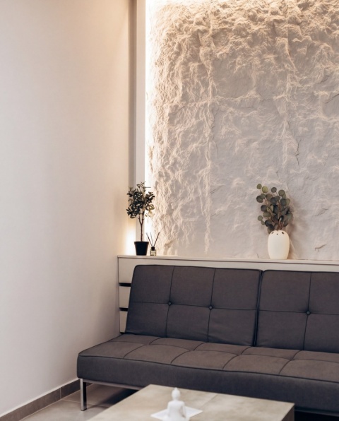 Panel ścienny gipsowy Santero G1 Stone Touch Creativa