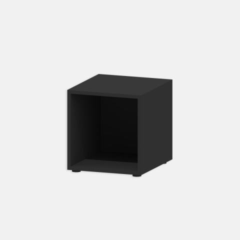 Półka BOX 400 Clickform Czarny Creativa