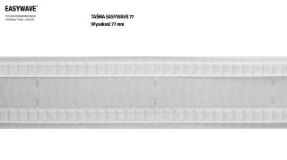 Taśma EASYWAVE 77 mm transparentna Creativa (1 mb)