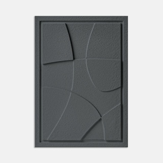 WallDecor Abstract I 35×50 cm Smokey Grey Creativa