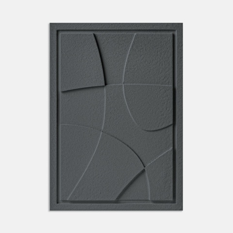WallDecor Abstract I 50×70 cm Smokey Grey Creativa