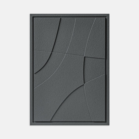 WallDecor Abstract II 35×50 cm Smokey Grey Creativa
