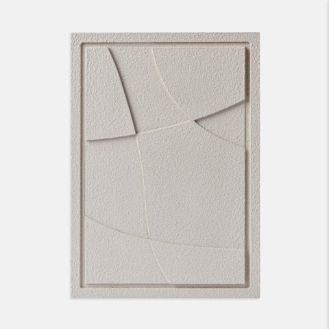 WallDecor Abstract IV 35×50 cm Natural Cream Creativa