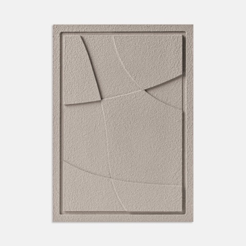 WallDecor Abstract IV 50×70 cm Almond Beige Creativa