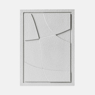 WallDecor Abstract IV 50×70 cm Bianco Creativa