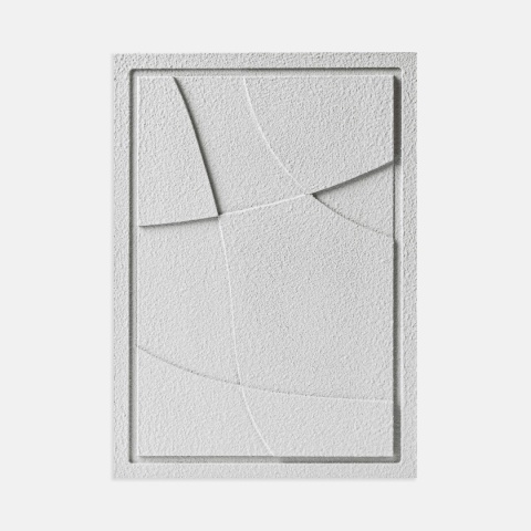 WallDecor Abstract IV 50×70 cm Bianco Creativa