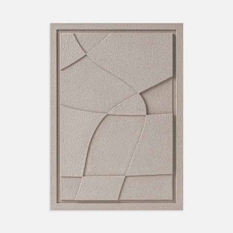 WallDecor Abstract V 35×50 cm Almond Beige Creativa