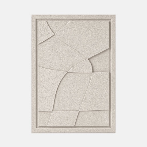 WallDecor Abstract V 35×50 cm Natural Cream Creativa