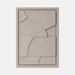WallDecor Abstract V 50×70 cm Almond Beige Creativa