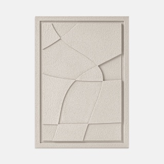WallDecor Abstract V 50×70 cm Natural Cream Creativa