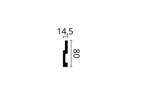 Listwa ścienna dekoracyjna FT8 8x1,45x200cm Noël & Marquet