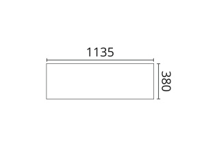 Listwa ścienna dekoracyjna LIQUID 38x113,5cm Noël & Marquet