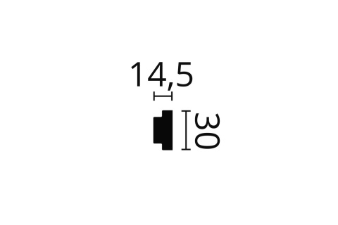 Listwa ścienna dekoracyjna WL10 3x1,45x200cm Noël & Marquet