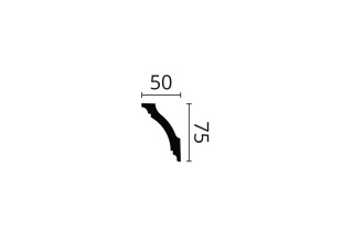 Listwa sufitowa GK 7,5x5x200cm Noël & Marquet