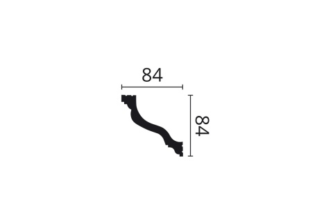 Listwa sufitowa WT10 8,4x8,4x200cm Noël & Marquet