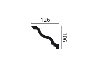 Listwa sufitowa WT11 10,6x12,6x200cm Noël & Marquet