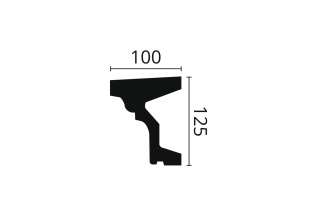 Listwa sufitowa zdobiona FA10 12,5x10x200cm Noël & Marquet