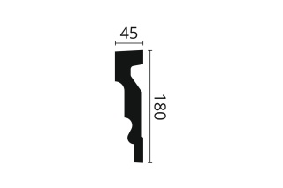 Listwa sufitowa zdobiona MA10 18x4,5x200cm Noël & Marquet