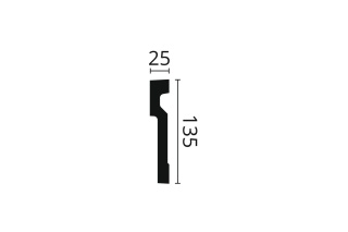 Listwa sufitowa zdobiona MA3 13,5x2,5x200cm Noël & Marquet
